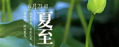 ​夏至节气的介绍 夏至节气百度百科