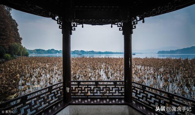 杭州映像｜西湖十景之“曲院风荷”水墨荷花水雾濛