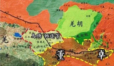 ​地图上的群雄割据：东汉末年的局势图