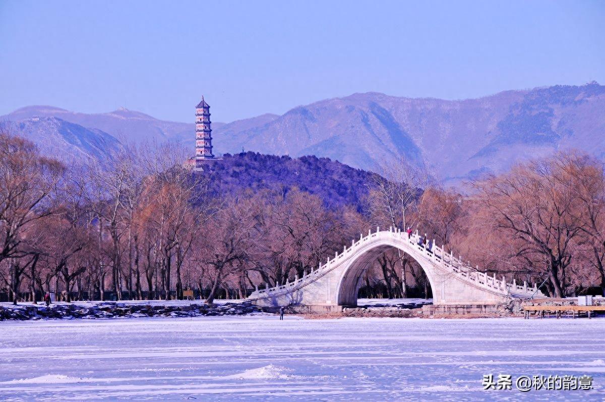 北京玉泉山，著名景点 玉峰塔、真武祠牌楼、静明园